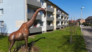 Minden Tiergarten Bärenkämpen Giraffe