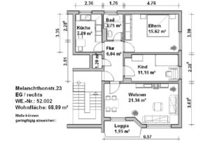 VE 52002 Melanchthonstr 23  EG re