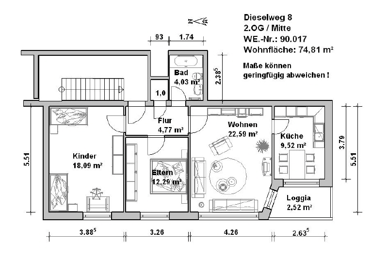 VE 90017 Dieselweg 8   2OG mi