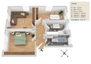 Grundriss - 10602 - Paulinenstrasse_17b_EG_rechts_Flowfact_1900_2300_jpg