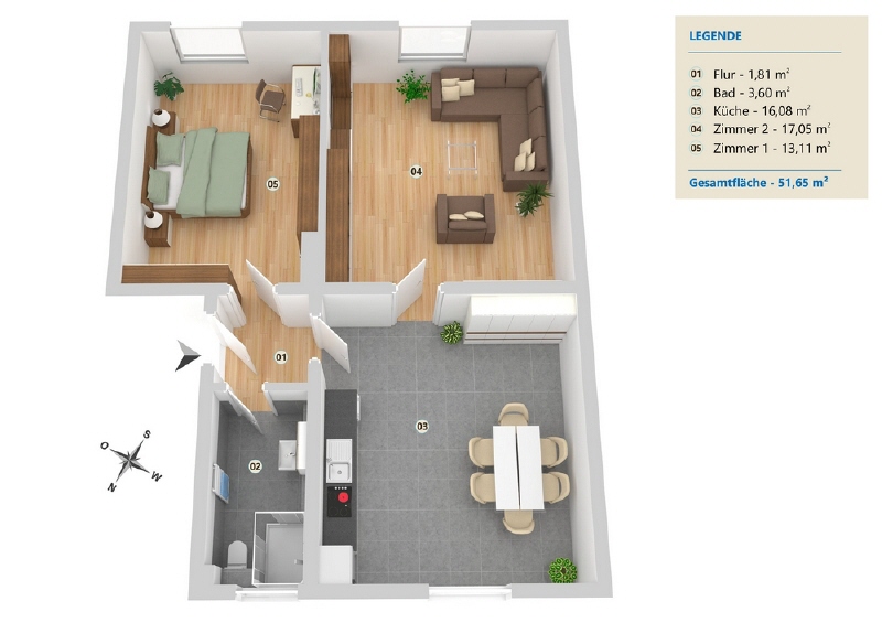 Spitzenwohnung in zentraler Lage - Photo 5