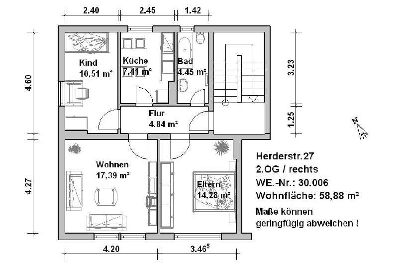 3-Zimmer-Wohnung an der Weser! - Photo 5