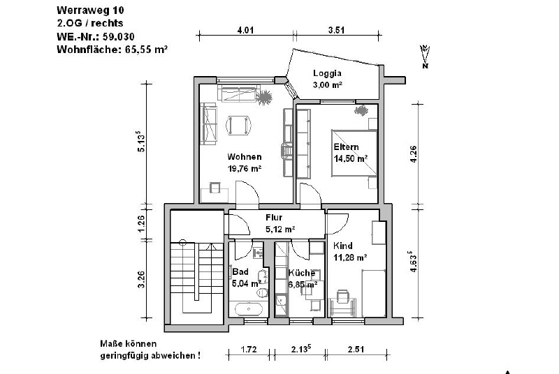 3-Zimmer-Wohnung mit Wintergarten - Photo 5