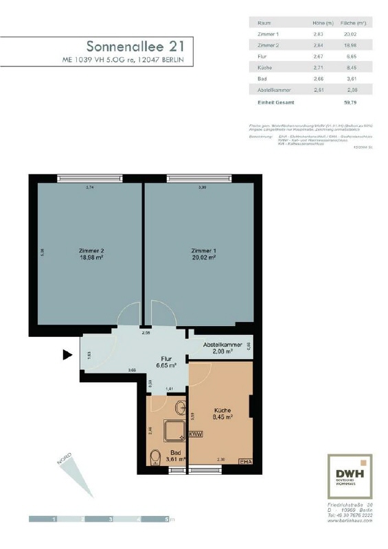 Tolle Wohnung in X-Kölln ! -Perfekt für WGs - Photo 3