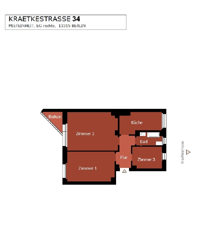 Wohnen in Friedrichsfelde: 2,5 Zimmer mit Top-Anbindung & Erholungsfaktor - Photo 3